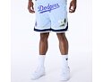 Shorts New Era - MLB Floral Mesh - LA Dodgers - Pastel Blue