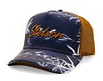 Kappe Stetson - Minimal Aloha Print Trucker - Navy / Brown