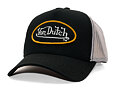 Kappe Von Dutch - Classic Logo Trucker - Black / Grey