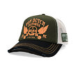 Kappe Von Dutch - Skull Wings MC Trucker - Olive / White