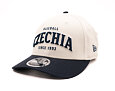 Kappe New Era - Contrast Visor M-CROWN 9FORTY - Baseball Czechia - Ivory