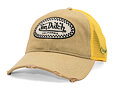 Kappe Von Dutch - California Checkered Patch Baseball - Tan / Yellow