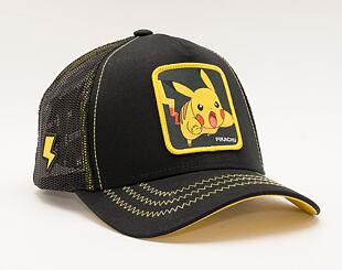Kappe Capslab - Trucker Pokémon - Pikachu - Black / Black