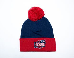 Mütze Mitchell & Ness TWO TONE POM BEANIE HWC Houston Rockets Blue