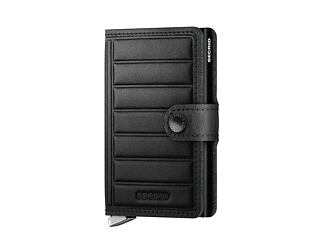 Geldbörse Secrid - Premium Miniwallet Emboss Lines Black