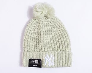Damen Mütze New Era MLB Womens Cosy Pom Beanie - NY Yankees - Turqoise / White