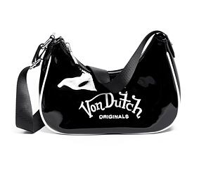 Handtasche Von Dutch Amy Baguette Imi Patent Black
