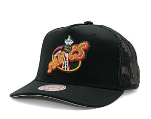 Kappe Mitchell & Ness - NBA Monogram Trucker Hwc Seattle Supersonics Black