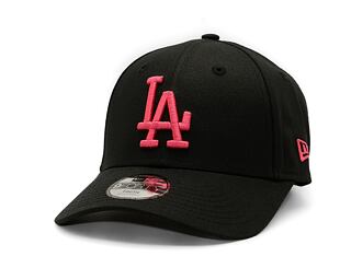 Kinder Kappe New Era - 9FORTY League Essential - LA Dodgers - Black / Pink