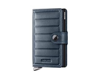 Geldbörse Secrid Miniwallet Emboss Lines Teal
