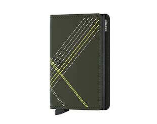Geldbörse Secrid Slimwallet Stitched Lime