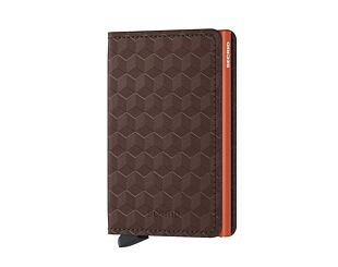 Geldbörse Slimwallet Secrid Optical Brown-Orange