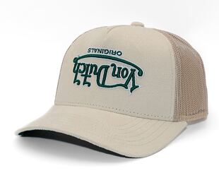Kappe Von Dutch - Trucker Soho - Suede - Beige/ Green