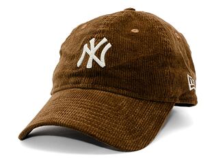Kappe New Era - MLB Premium Cord 9TWENTY - NY Yankees - Walnut