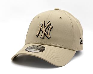 Kappe New Era - MLB Team Outline 9FORTY - NY Yankees - Stone / Black