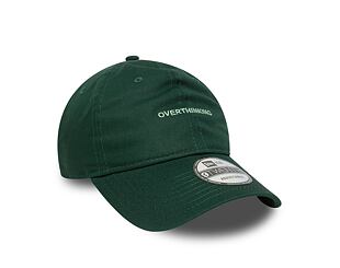 Kappe New Era - Slogan 9TWENTY Overthinking - Dark Green
