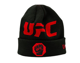 Mütze New Era - UFC MMA Core Cuff Beanie - Black / Scarlet