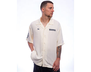 Hemd New Era - MLB Graphic Riviera Shirt - Seattle Mariners - Off White