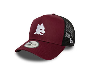 Kappe New Era - Seasonal 9FORTY Trucker - AS Roma - Burgundy