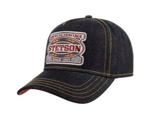 Kappe Stetson - Trucker Cap Lightning - Blue Denim