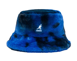 Kangol - Faux Fur Bucket - Blue Iridescent Clouds