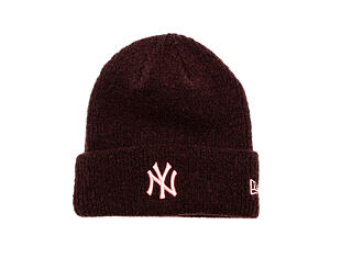 Damen Mütze New Era - MLB Wide Cuff Beanie - NY Yankees - Burgundy / Royal