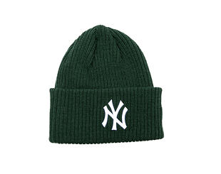 Mütze New Era - MLB Wide Cuff Beanie - NY Yankees - Dark Green