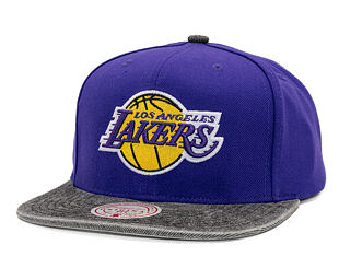 Kappe Mitchell & Ness - NBA Denim Patchwork - LA Lakers - Purple