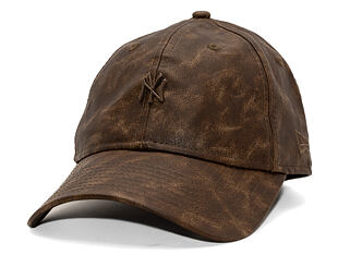 Damen Kappe New Era - MLB Worn PU 9TWENTY - NY Yankees - Brown