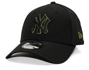 Kappe New Era - MLB Team Outline 9FORTY - NY Yankees - Black / Olive
