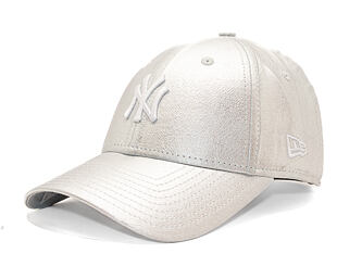 Damen Kappe New Era - MLB Metallic 9FORTY - NY Yankees - Silver