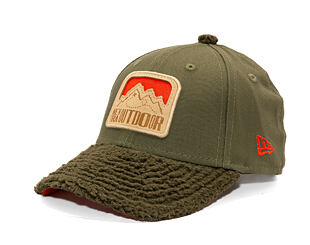 Kinder Kappe New Era - Branded Kids Outdoor 9FORTY - Olive / Orange