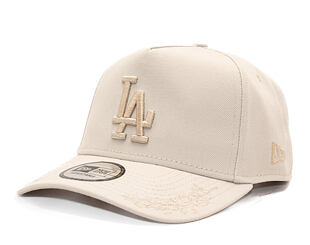 Kappe New Era - MLB Tonal Icon 9FORTY A-Frame - LA Dodgers - Stone