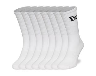 Socken New Era - Flag Crew 6pk - White