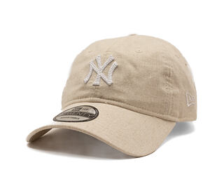 Kappe New Era - MLB Linen 9TWENTY - NY Yankees - Stone