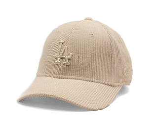 Damen Kappe New Era - MLB Pastel Cord 9FORTY M-CROWN - LA Dodgers - Cream