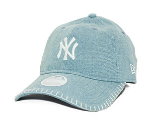 Damen Kappe New Era - MLB Denim Stitch 9TWENTY - NY Yankees - Pastel Blue