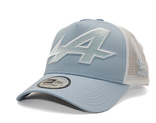 Kappe New Era - F1 Seasonal 9FORTY Trucker - Alpine Racing - Sky Blue