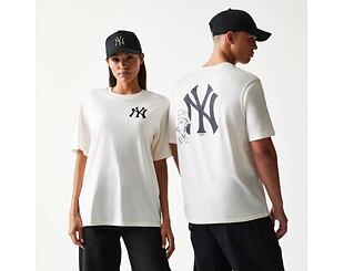 T-Shirt New Era - MLB Food Graphic Tee - NY Yankees - Off White