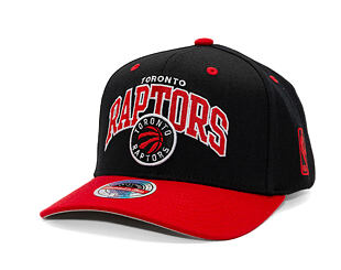 Kappe Mitchell & Ness - NBA Team Arch Snapback - Toronto Raptors - Black / Red