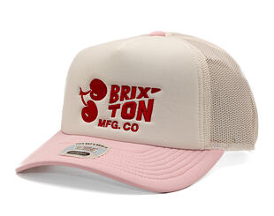 Kappe Brixton - Cherry MP Trucker - Off White/Pink