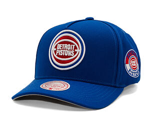 Kappe Mitchell & Ness NBA Double Clutch Pro Snapback HWC Detroit Pistons - Royal