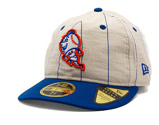 Kappe New Era - MLB Retro Linen Pinstripe 59FIFTY Retro Crown - NY Mets - Team Color