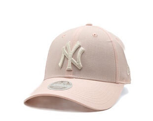 Damen Kappe New Era - MLB Linen 9FORTY - NY Yankees - Blush Pink