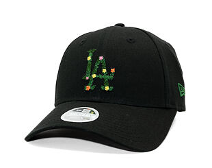 Damen Kappe New Era - MLB Floral Infill 9FORTY - LA Dodgers - Black
