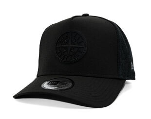 Kappe New Era - MLB Tech Pack 9FORTY A-Frame Trucker - Seattle Mariners - Black