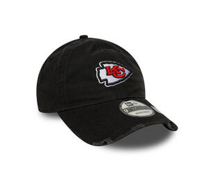 Kappe New Era - NFL Wash & Distressed 9TWENTY - Kansas City Chiefs - Black