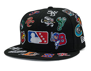 Kappe New Era - MiLB All Over Logo 59FIFTY - Black