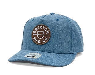 Kappe Brixton - Crest C Mp Snapback - Medium Rinse Denim