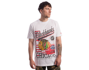 T-Shirt New Era - NHL US Edit - Chicago Blackhawks - White